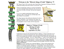 Tablet Screenshot of highway75.com